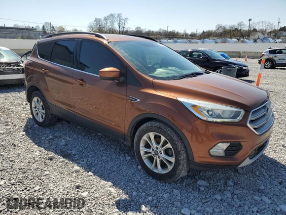 2017 Ford Escape SE with VIN 1FMCU0GD6HUA47768, listed as a Copart auction lot 51992305 with 163,639 mi miles and Salvage Title. Bid and sale history available at carsss.com. Image 4.