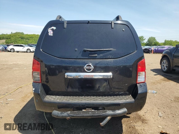 2011 Nissan Pathfinder S with VIN 5N1AR1NB6BC613070, listed as a Copart auction lot 58966095 with 114,489 mi miles and Salvage title. Bid and sale history available at DreamBid. Image 6.