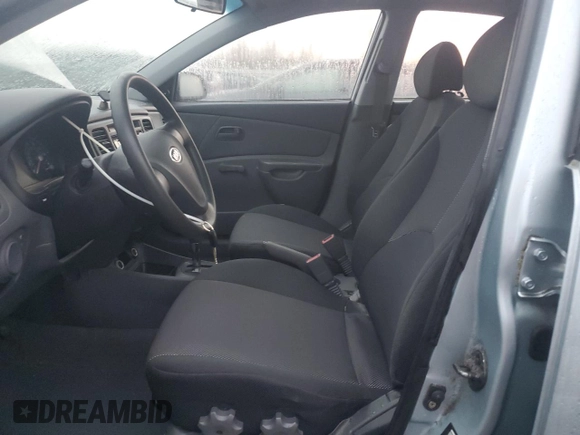 2007 Kia Rio LX with VIN KNADE123476256372, listed as a Copart auction lot 84759904 with 88,725 mi miles and Salvage Title. Bid and sale history available at carsss.com. Image 7.