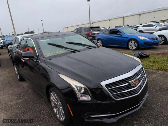 2017 Cadillac ATS Sedan Luxury RWD with VIN 1G6AB5RX9H0164941, listed as a Copart auction lot 74441134 with 0 mi miles and Non Repairable. Bid and sale history available at carsss.com. Image 4.