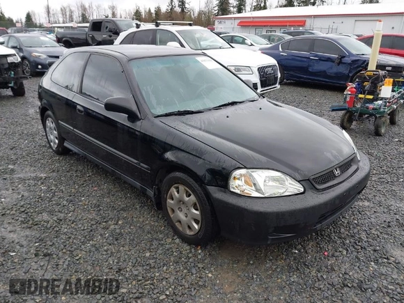 2000 Honda Civic DX with VIN 2HGEJ6344YH110322, listed as a IAAI auction lot 41871438 with 168,603 mi miles. Bid and sale history available at carsss.com. Image 1.
