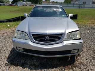 2002 Acura RL with VIN JH4KA96582C006545, listed as a Copart auction lot 61915624 with 159,038 mi miles and Salvage Title. Bid and sale history available at carsss.com. Image 5.