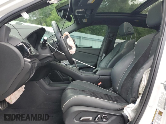 2021 Acura RDX w/A-Spec Package with VIN 5J8TC2H6XML035465, listed as a Copart auction lot 55128375 with 51,578 mi miles and Salvage title. Bid and sale history available at DreamBid. Image 7.