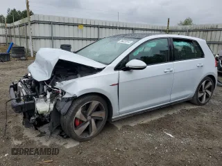 2018 Volkswagen Golf GTI S with VIN 3VW547AU5JM275962, listed as a Copart auction lot 56423314 with 67,837 mi miles and Salvage Title. Bid and sale history available at carsss.com. Image 1.