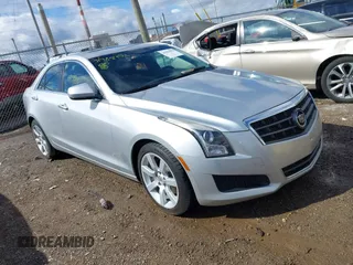 2014 Cadillac ATS Standard RWD with VIN 1G6AA5RX9E0183388, listed as a IAAI auction lot 41988352 with 137,068 mi miles and . Bid and sale history available at DreamBid. Image 1.