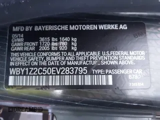 2014 BMW i3 z VIN WBY1Z2C50EV283795, wystawiony jako IAAI lot #42311864 z przebiegiem 41 277 mil mil oraz . Historia ofert i sprzedaży dostępna na DreamBid. Obrazek 9.