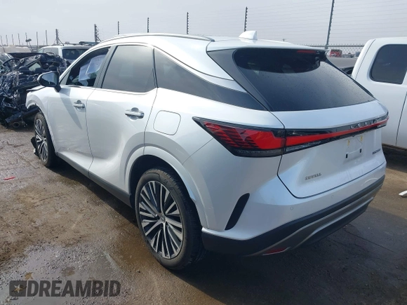 2023 Lexus RX with VIN 2T2BAMBA8PC004019, listed as a IAAI auction lot 41253610 with 25,150 mi miles. Bid and sale history available at carsss.com. Image 3.