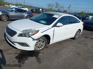 2016 Hyundai Sonata 2.4L SE with VIN 5NPE24AF6GH270955, listed as a IAAI auction lot 41945845 with 117,061 mi miles. Bid and sale history available at carsss.com. Image 17.