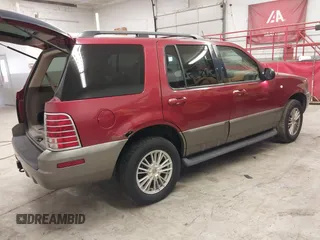 2003 Mercury Mountaineer Convenience z VIN 4M2ZU86K23UJ14446, wystawiony jako IAAI lot #41801753 z przebiegiem 150 629 mil mil oraz . Historia ofert i sprzedaży dostępna na DreamBid. Obrazek 4.