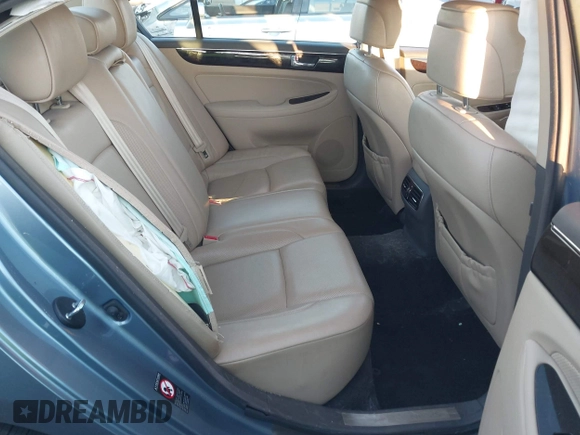 2009 Hyundai Genesis with VIN KMHGC46E19U043618, listed as a IAAI auction lot 41675082 with 108,568 mi miles and . Bid and sale history available at DreamBid. Image 8.