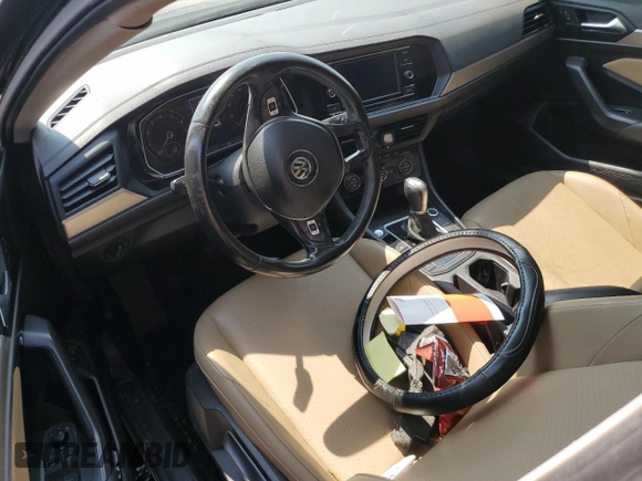 2019 Volkswagen Jetta S with VIN 3VWC57BU6KM243297, listed as a Copart auction lot 59267335 with 74,775 mi miles and Salvage title. Bid and sale history available at DreamBid. Image 8.