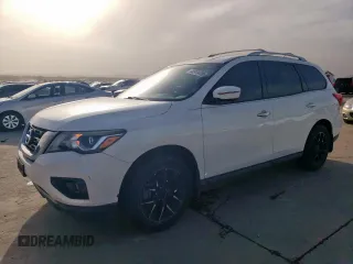 2017 Nissan Pathfinder S with VIN 5N1DR2MN4HC902102, listed as a Copart auction lot 48970475 with 157,231 mi miles and Salvage Title. Bid and sale history available at carsss.com. Image 1.