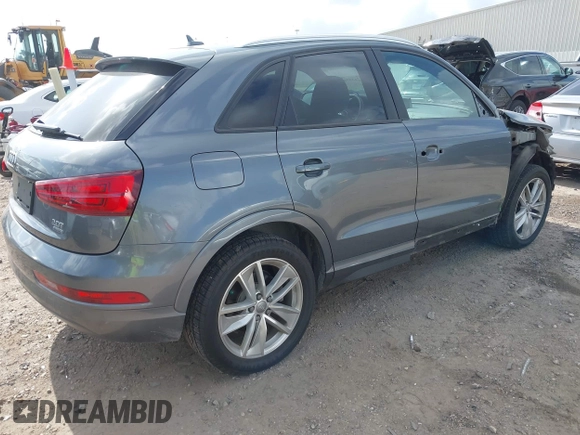 2017 Audi Q3 Premium with VIN WA1ECCFS6HR001548, listed as a IAAI auction lot 42435367 with 94,596 mi miles and . Bid and sale history available at DreamBid. Image 4.