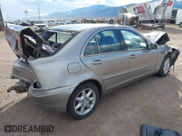 2004 Mercedes-Benz C 240 with VIN WDBRF81J04F505744, listed as a IAAI auction lot 40868341 with 155,854 mi miles and . Bid and sale history available at DreamBid. Image 4.