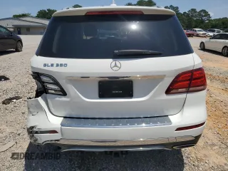 2017 Mercedes-Benz GLE 350 with VIN 4JGDA5JB6HA853368, listed as a Copart auction lot 57012235 with 165,602 mi miles and Salvage title. Bid and sale history available at DreamBid. Image 6.