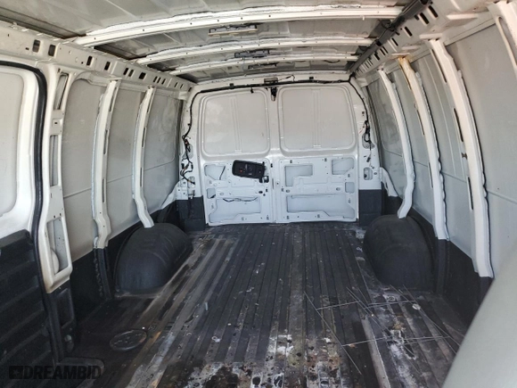 2021 GMC Savana Cargo Van with VIN 1GTW7BFP8M1153165, listed as a Copart auction lot 77533494 with 0 mi miles and Clean Title. Bid and sale history available at carsss.com. Image 10.