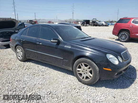 2003 Mercedes-Benz E-Class 3.2L with VIN WDBUF65J83A148754, listed as a Copart auction lot 54560835 with 106,714 mi miles and Salvage Title. Bid and sale history available at carsss.com. Image 4.