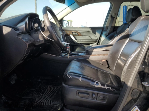 2010 Acura MDX with VIN 2HNYD2H21AH523544, listed as a Copart auction lot 50776055 with 236,933 mi miles and Salvage Title. Bid and sale history available at carsss.com. Image 7.