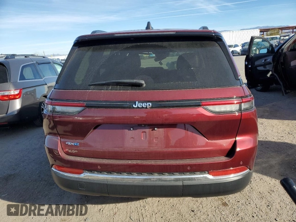 2022 Jeep Grand Cherokee с VIN 1C4RJYB6XN8757050, выставлен на аукционе Copart как лот 43666425 с пробегом 26 396 миль миль и Списание • Salvage title. История ставок и продаж доступна на DreamBid. Изображение 6.