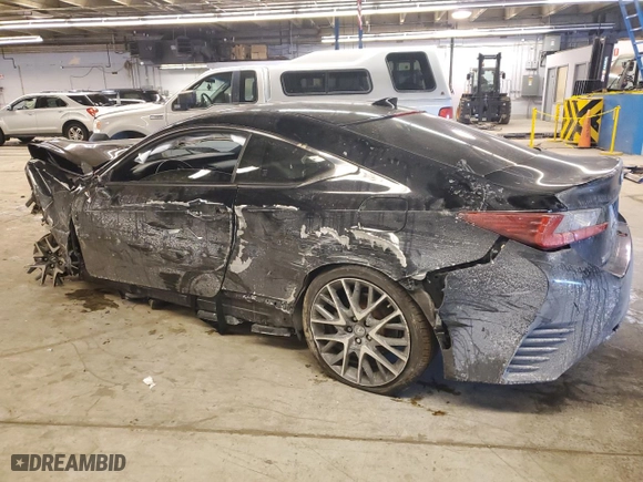 2018 Lexus RC with VIN JTHS85BC3J5004391, listed as a Copart auction lot 42441935 with 62,633 mi miles and Salvage Title. Bid and sale history available at carsss.com. Image 2.