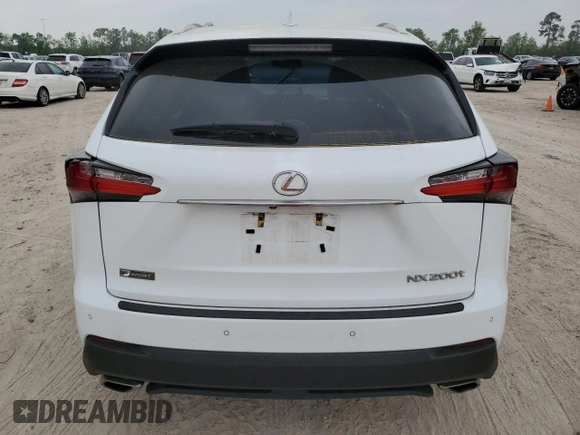 2017 Lexus NX 200t with VIN JTJYARBZ5H2056223, listed as a Copart auction lot 50909375 with 61,565 mi miles and Clean Title. Bid and sale history available at DreamBid. Image 6.