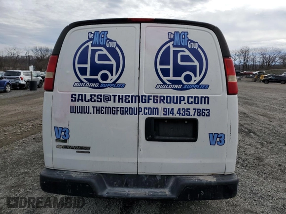 2011 Chevrolet Express Cargo with VIN 1GCWGFCA3B1143776, listed as a Copart auction lot 51505945 with 220,460 mi miles and Clean title. Bid and sale history available at DreamBid. Image 6.