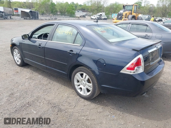 2009 Ford Fusion SEL with VIN 3FAHP08129R179740, listed as a IAAI auction lot 42114444 with 93,290 mi miles. Bid and sale history available at carsss.com. Image 3.