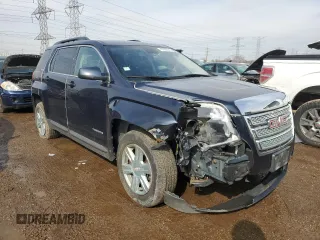 2015 GMC Terrain SLE with VIN 2GKALREK7F6192418, listed as a Copart auction lot 47000345 with 144,593 mi miles and Salvage Title. Bid and sale history available at DreamBid. Image 4.