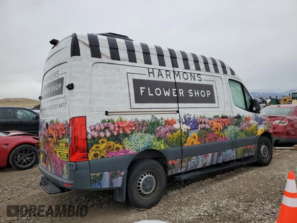 2020 Mercedes-Benz Sprinter with VIN W1W4EBHY6LT030247, listed as a Copart auction lot 82175434 with Not Provided miles and Salvage Title. Bid and sale history available at DreamBid. Image 3.