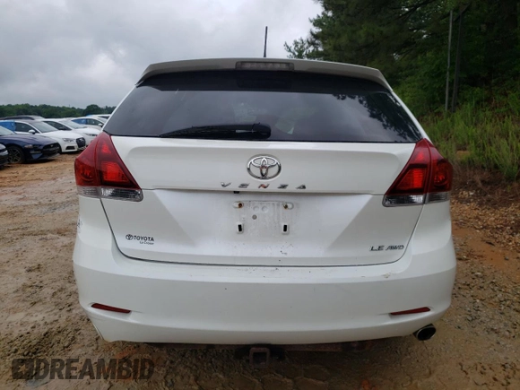 2013 Toyota Venza LE with VIN 4T3BA3BB9DU042187, listed as a Copart auction lot 53398095 with 220,035 mi miles and Salvage Title. Bid and sale history available at DreamBid. Image 6.