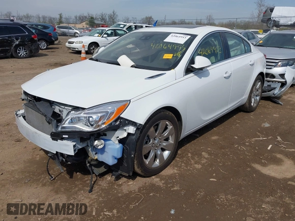 2016 Buick Regal Premium II with VIN 2G4GS5GXXG9189339, listed as a IAAI auction lot 42064953 with 36,216 mi miles. Bid and sale history available at carsss.com. Image 18.