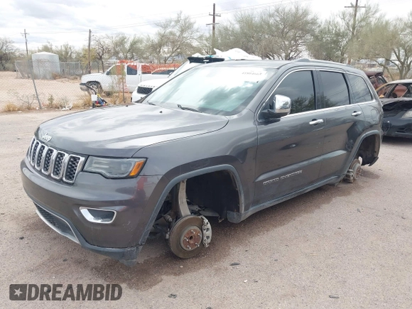 2017 Jeep Grand Cherokee Limited with VIN 1C4RJEBG4HC838019, listed as a IAAI auction lot 41804665 with 135,980 mi miles. Bid and sale history available at carsss.com. Image 17.