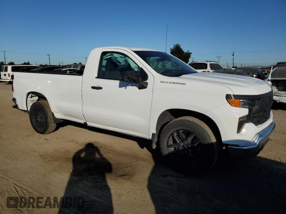 2023 Chevrolet Silverado 1500 Work Truck with VIN 3GCNAAEDXPG198788, listed as a Copart auction lot 81760444 with 23,608 mi miles and Salvage Title. Bid and sale history available at DreamBid. Image 4.
