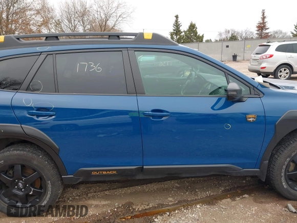 2022 Subaru Outback Wilderness with VIN 4S4BTGUDXN3182443, listed as a IAAI auction lot 41931736 with 33,668 mi miles and . Bid and sale history available at DreamBid. Image 14.