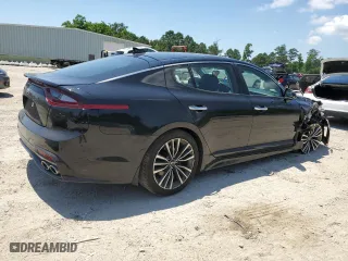 2019 Kia Stinger Premium with VIN KNAE25LA1K6052882, listed as a Copart auction lot 57794184 with 55,498 mi miles and Salvage Title. Bid and sale history available at carsss.com. Image 3.