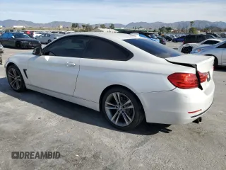 2015 BMW 4 Series 428i with VIN WBA3N3C53FK234442, listed as a Copart auction lot 46535395 with 100,351 mi miles and Salvage Title. Bid and sale history available at DreamBid. Image 2.