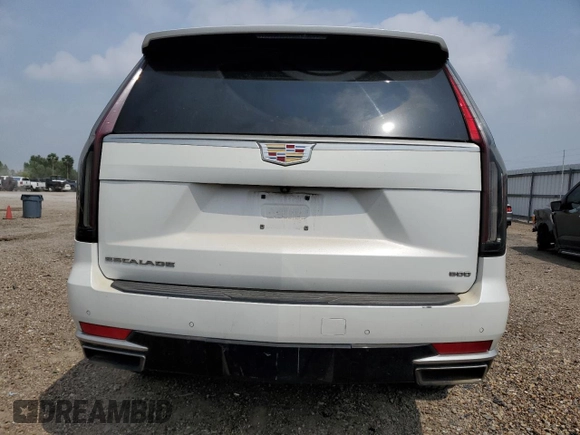 2021 Cadillac Escalade Luxury with VIN 1GYS4AKL3MR232470, listed as a Copart auction lot 51305355 with 94,916 mi miles and Salvage title. Bid and sale history available at DreamBid. Image 6.