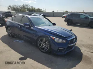 2017 Infiniti Q50 Premium with VIN JN1EV7AR5HM835841, listed as a Copart auction lot 78888994 with Not provided miles and Salvage title. Bid and sale history available at DreamBid. Image 4.