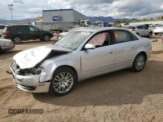 2006 Audi A4 2.0T with VIN WAUDF78E36A176310, listed as a Copart auction lot 76574594 with 0 mi miles and Salvage Title. Bid and sale history available at carsss.com. Image 1.
