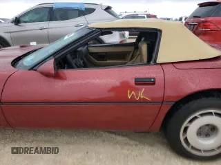 1987 Chevrolet Corvette with VIN 1G1YY3181H5121760, listed as a Copart auction lot 74564344 with 0 mi miles and Salvage Title. Bid and sale history available at carsss.com. Image 12.