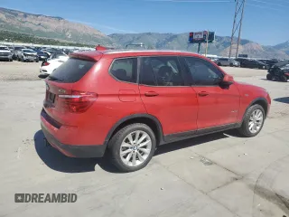 2015 BMW X3 xDrive28i z VIN 5UXWX9C56F0D48123, wystawiony jako Copart lot #58174835 z przebiegiem Nie podano mil oraz Tytuł czysty. Historia ofert i sprzedaży dostępna na DreamBid. Obrazek 3.