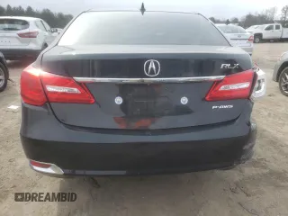 2017 Acura RLX Advance Pkg with VIN JH4KC1F94HC001009, listed as a Copart auction lot 45793555 with 127,870 mi miles and Salvage Title. Bid and sale history available at carsss.com. Image 6.