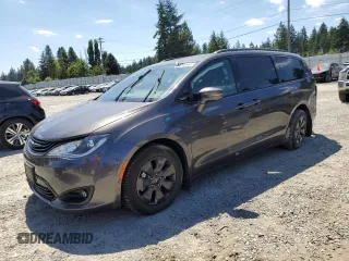 2019 Chrysler Pacifica Hybrid Limited with VIN 2C4RC1N77KR605491, listed as a Copart auction lot 64769685 with 143,742 mi miles and Salvage title. Bid and sale history available at DreamBid. Image 1.