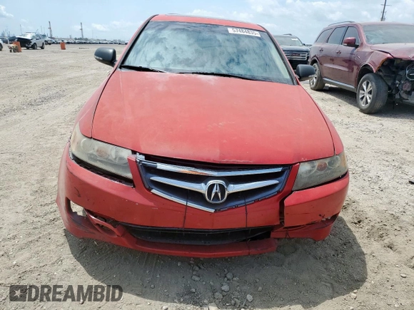 2008 Acura TSX with VIN JH4CL96858C018962, listed as a Copart auction lot 57484835 with 308,351 mi miles and Salvage title. Bid and sale history available at DreamBid. Image 5.
