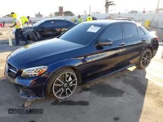 2020 Mercedes-Benz C 300 with VIN W1KWF8DB0LR566247, listed as a IAAI auction lot 40935203 with 29,543 mi miles and . Bid and sale history available at carsss.com. Image 17.