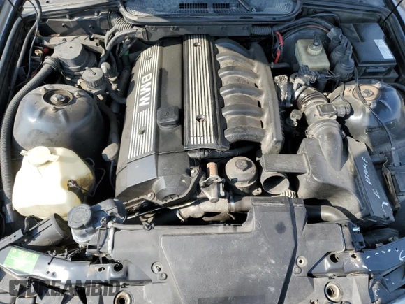1998 BMW 3 Series 323ic with VIN WBABJ7321WEA17056, listed as a Copart auction lot 75431624 with 189,710 mi miles and Salvage Title. Bid and sale history available at carsss.com. Image 11.