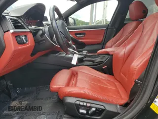 2017 BMW 4 Series 430i with VIN WBA4F7C5XHG437682, listed as a Copart auction lot 56781835 with 129,639 mi miles and Salvage title. Bid and sale history available at DreamBid. Image 7.
