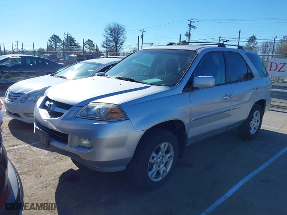 2005 Acura MDX Touring with VIN 2HNYD18655H536560, listed as a IAAI auction lot 41697056 with 145,150 mi miles. Bid and sale history available at carsss.com. Image 2.