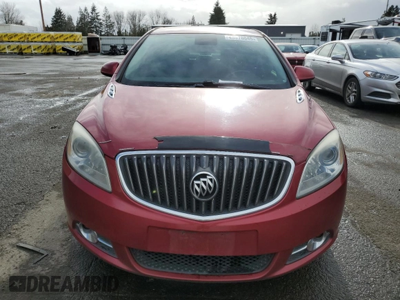 2012 Buick Verano Leather Group with VIN 1G4PS5SK5C4224359, listed as a Copart auction lot 45978045 with 176,672 mi miles and Salvage Title. Bid and sale history available at carsss.com. Image 5.