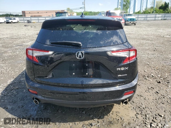 2021 Acura RDX Technology with VIN 5J8TC2H54ML001707, listed as a Copart auction lot 56026285 with 75,720 mi miles and Salvage title. Bid and sale history available at DreamBid. Image 6.